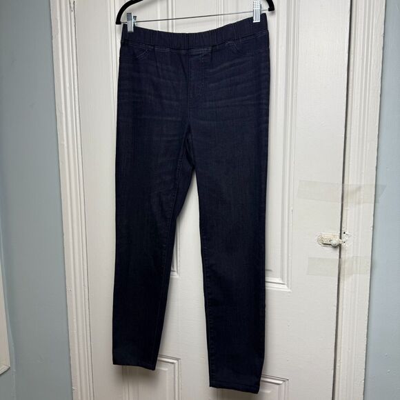 Eileen Fisher Pants - Eileen Fisher Jeans Womens Medium Blue Denim Pull On Organic Cotton Stretch